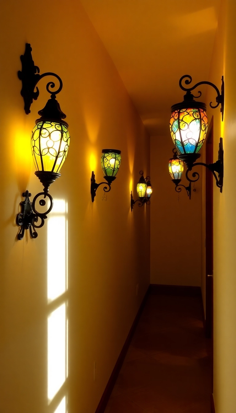 39 Old Mexican House Ideas to Spice Up Your Home Decor - 25. Artistic Wall Sconces