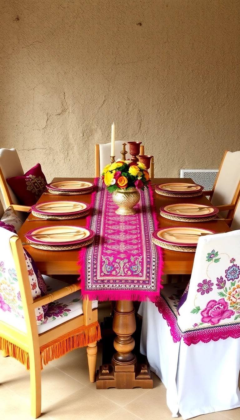 39 Old Mexican House Ideas to Spice Up Your Home Decor - 24. Traditional Embroidery