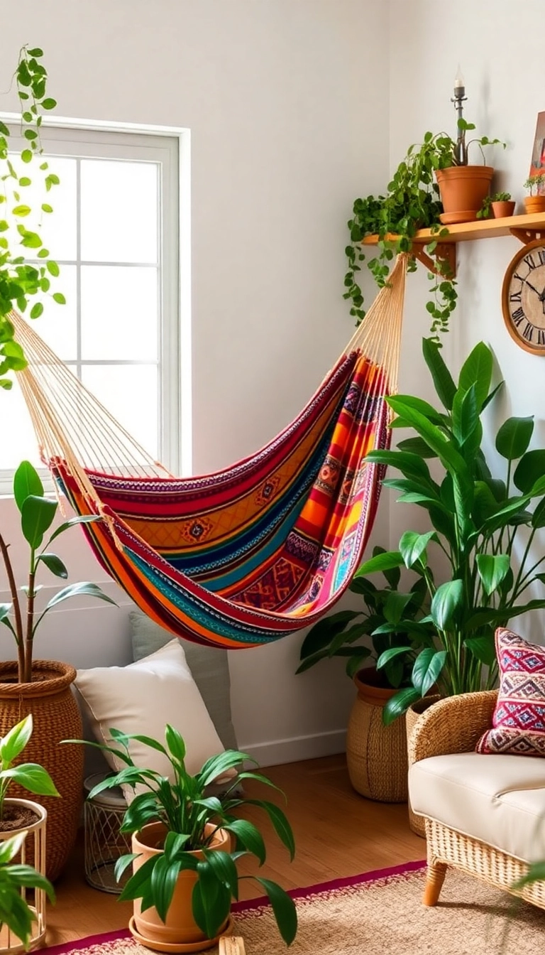 39 Old Mexican House Ideas to Spice Up Your Home Decor - 21. Traditional Mexican Hammocks