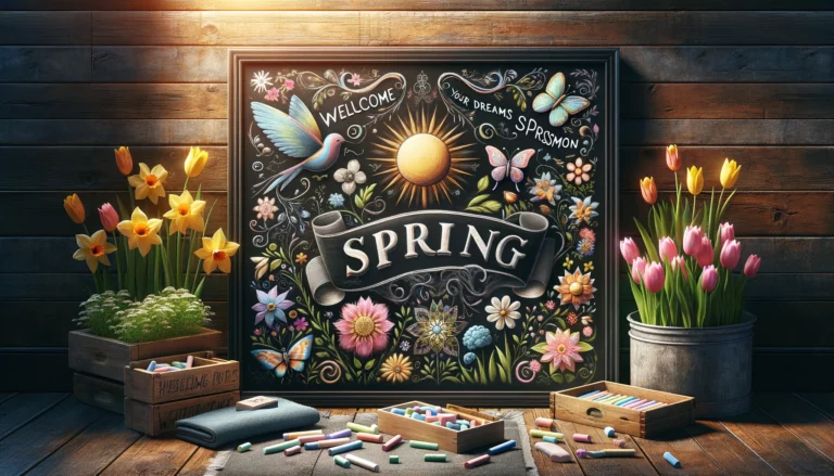 10 Creative Spring Chalkboard Ideas to Brighten Your Space