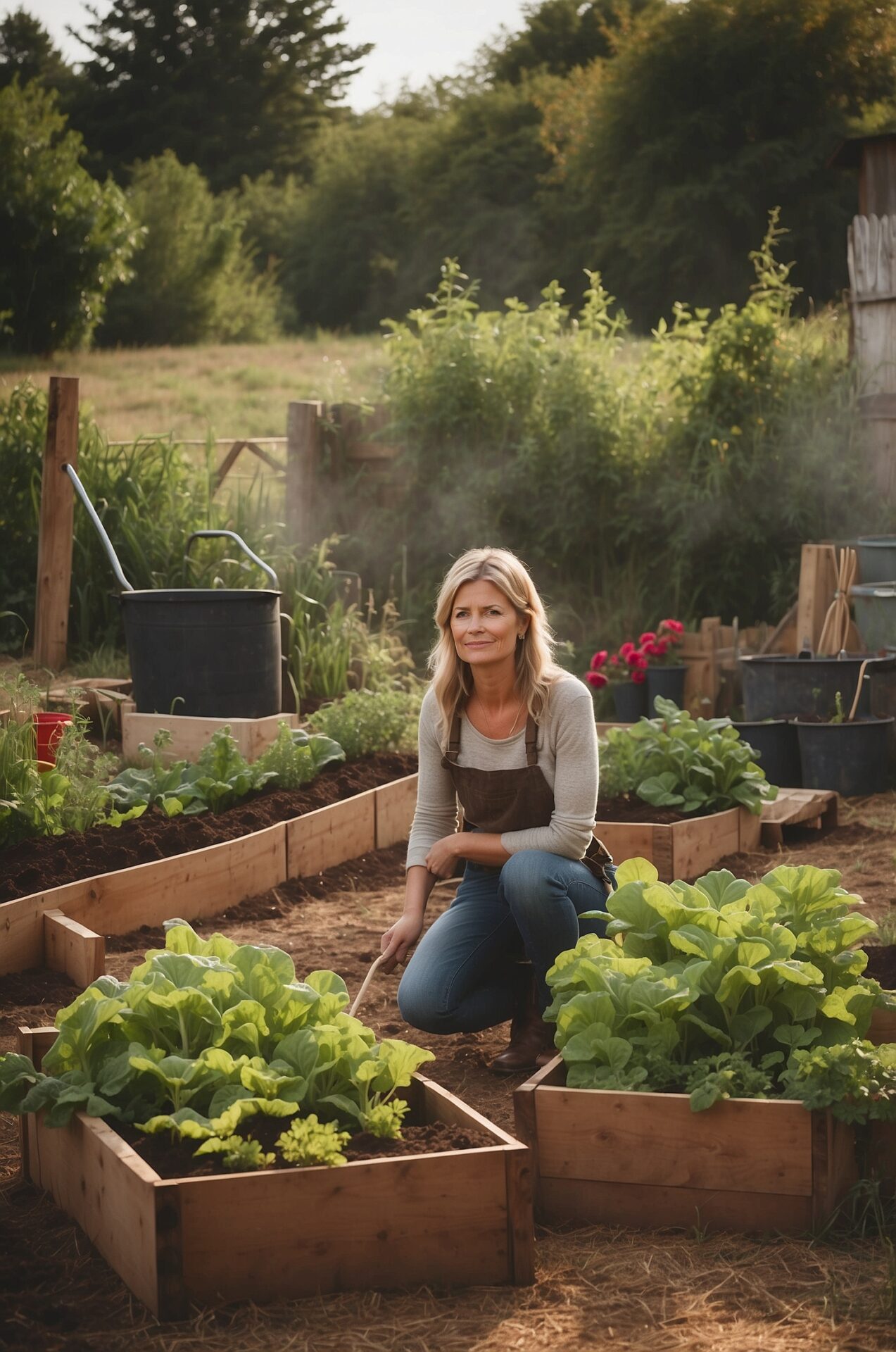 Homesteading Garden Layout