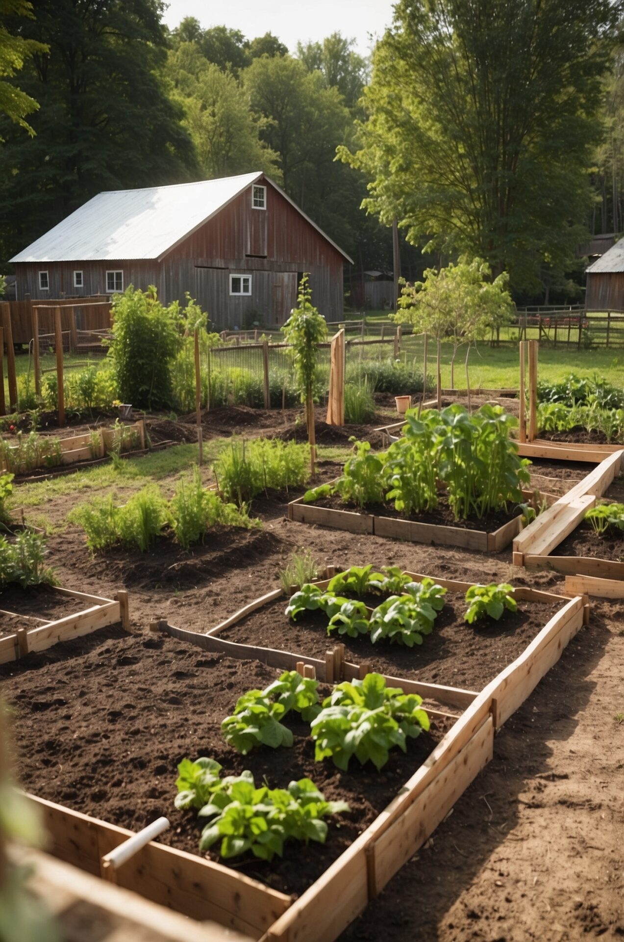 Homesteading Garden Layout