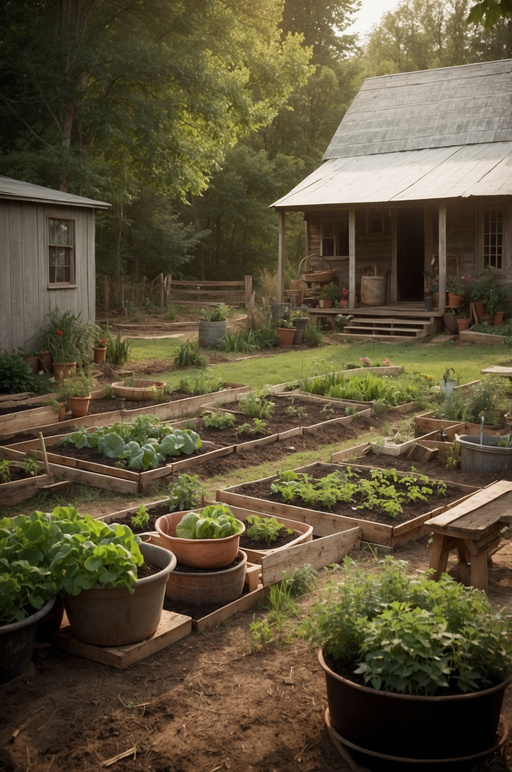 Homesteading Garden Layout