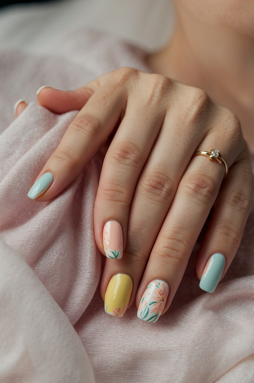 Simple Summer Nails