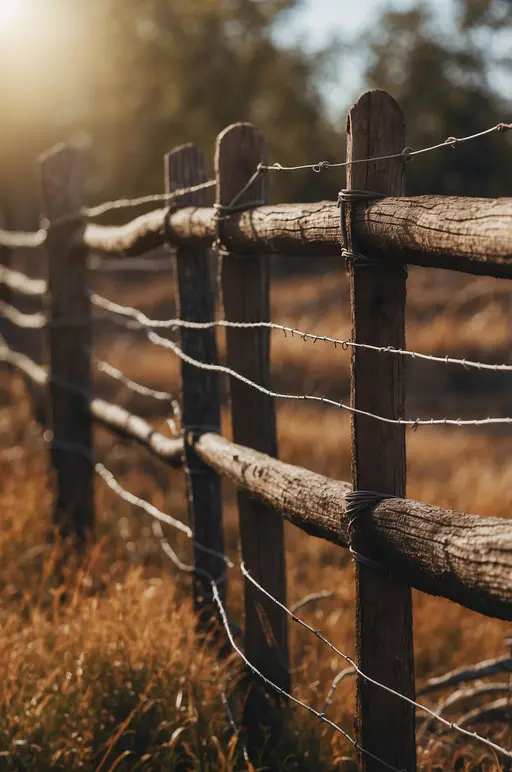 Wood and Wire Fence Ideas