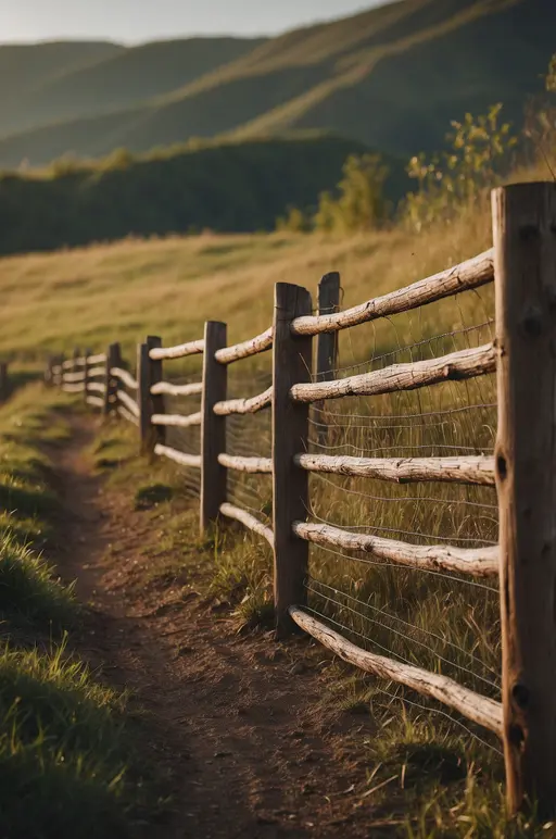 Wood and Wire Fence Ideas