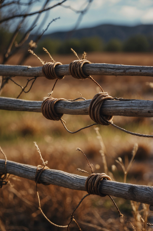 Wood and Wire Fence Ideas