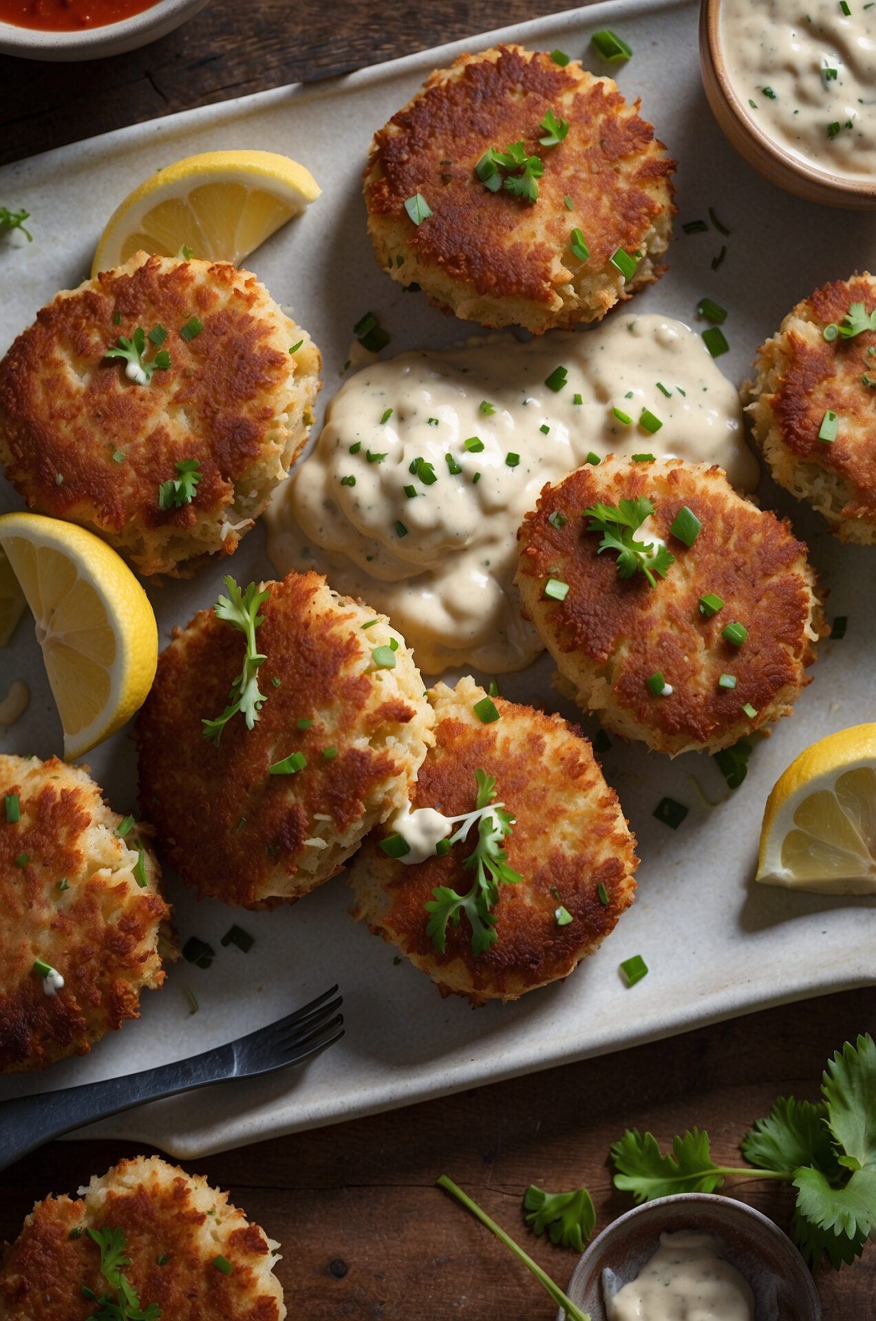 Crab Cakes with Remoulade Sauce