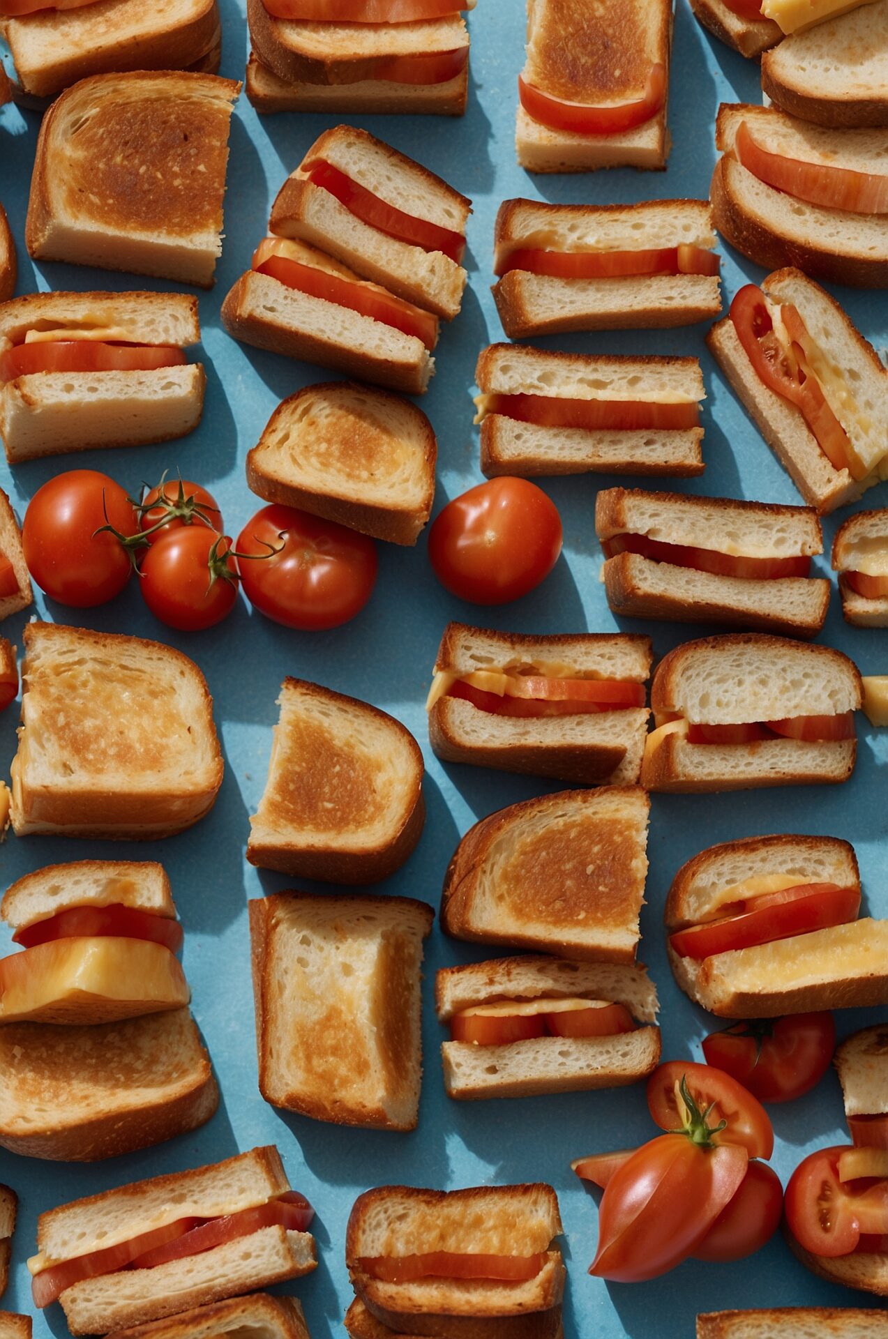 Grilled Cheese and Tomato Sandwiches