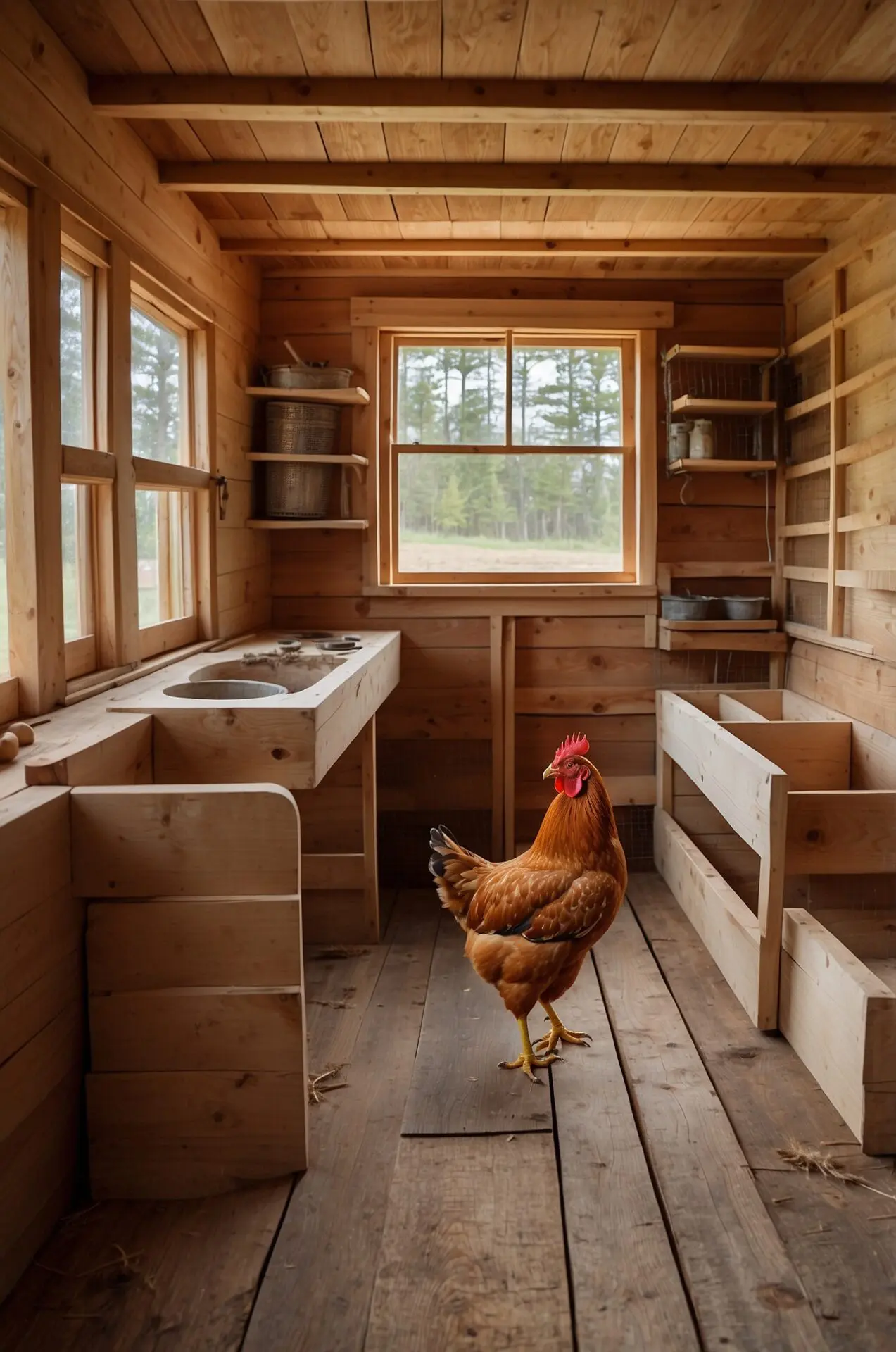 Inside Chicken Coop Designs