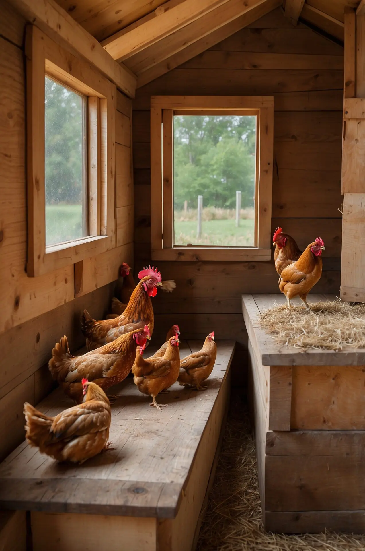 Inside Chicken Coop Designs