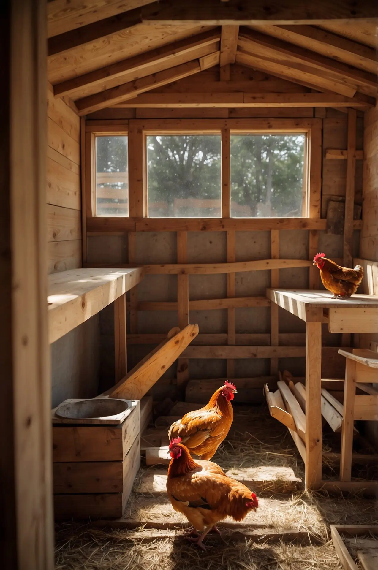 Inside Chicken Coop Designs