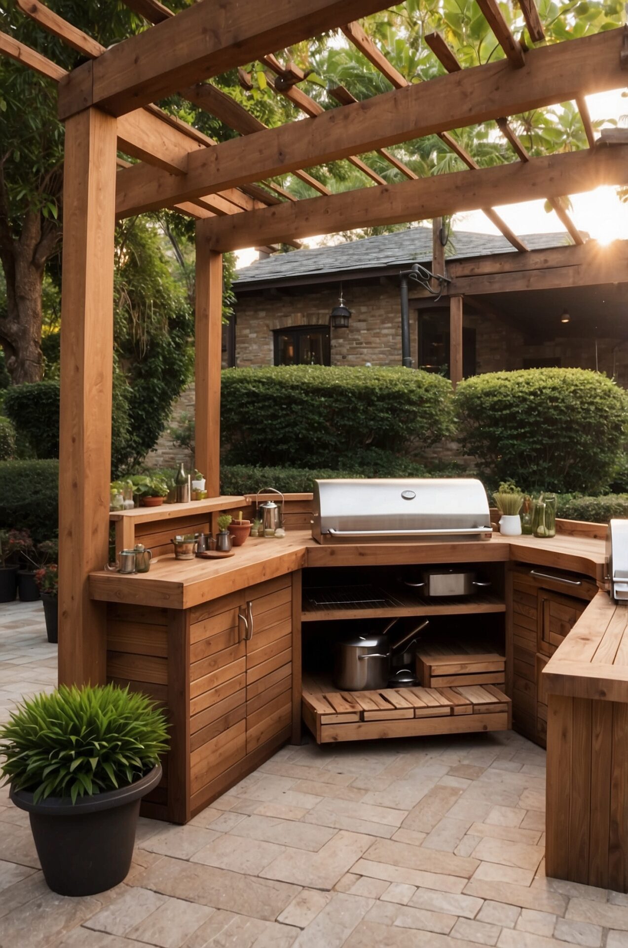 Outdoor Grill Station Ideas