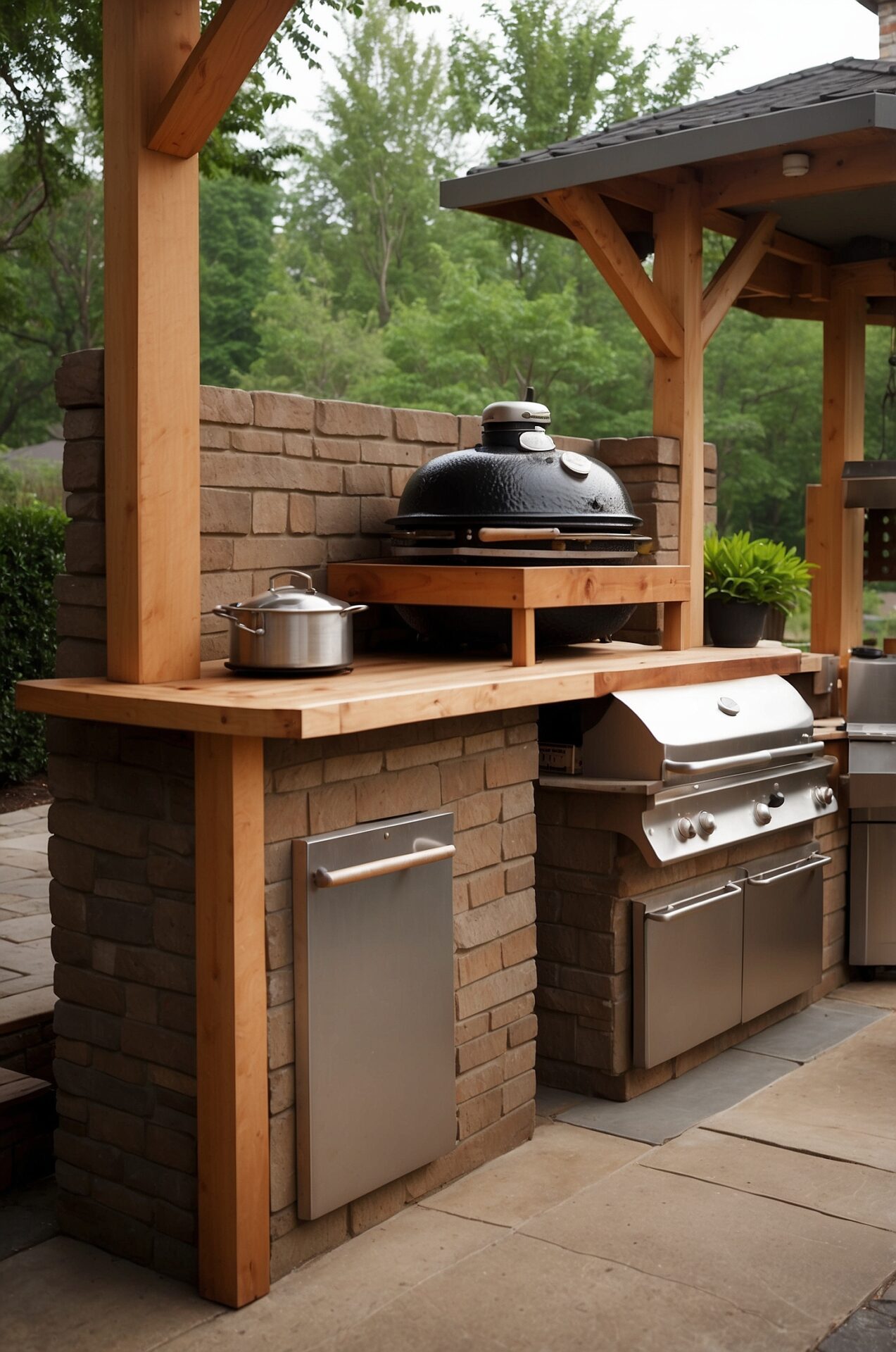 Outdoor Grill Station Ideas