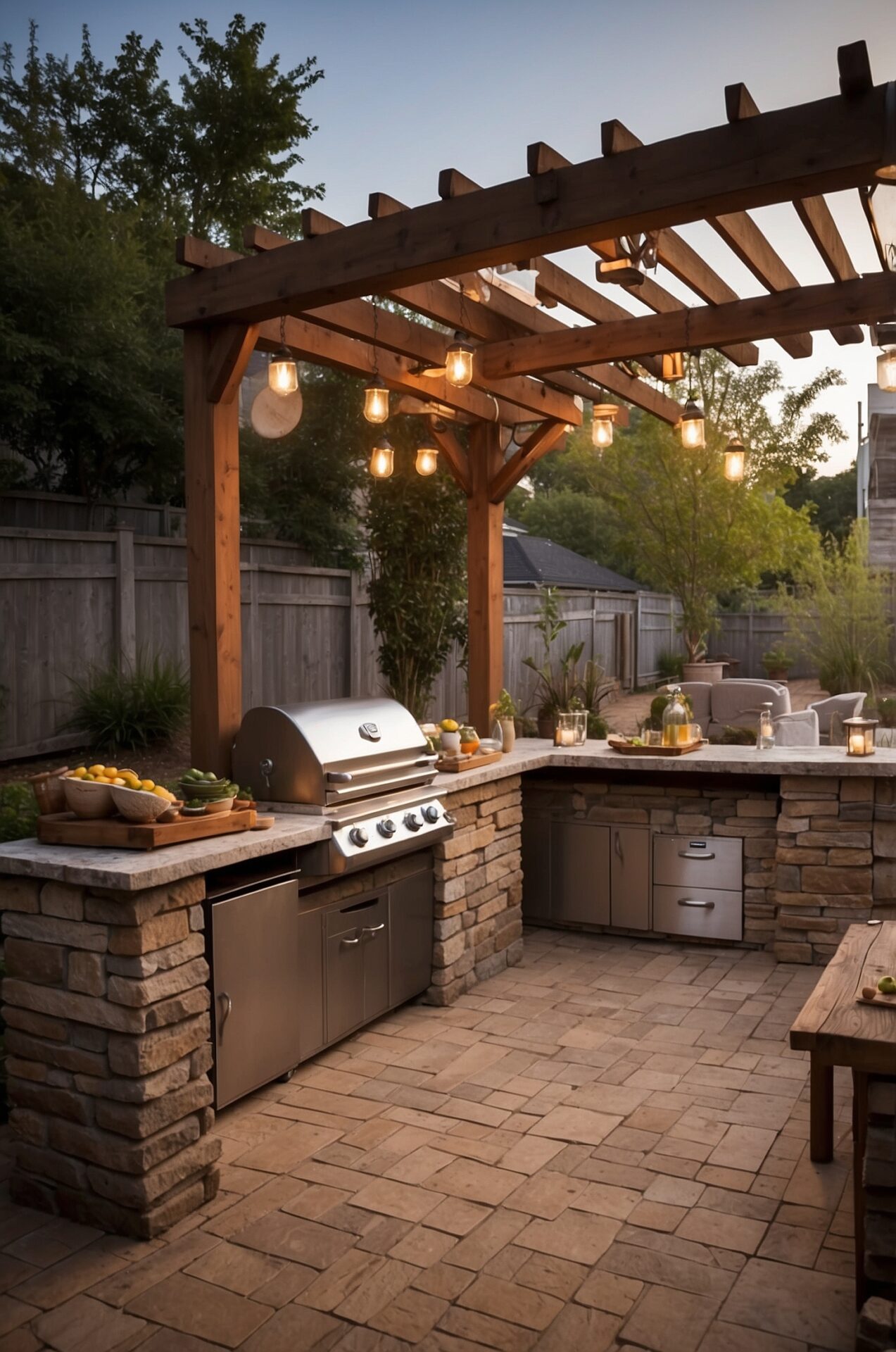 Outdoor Grill Station Ideas