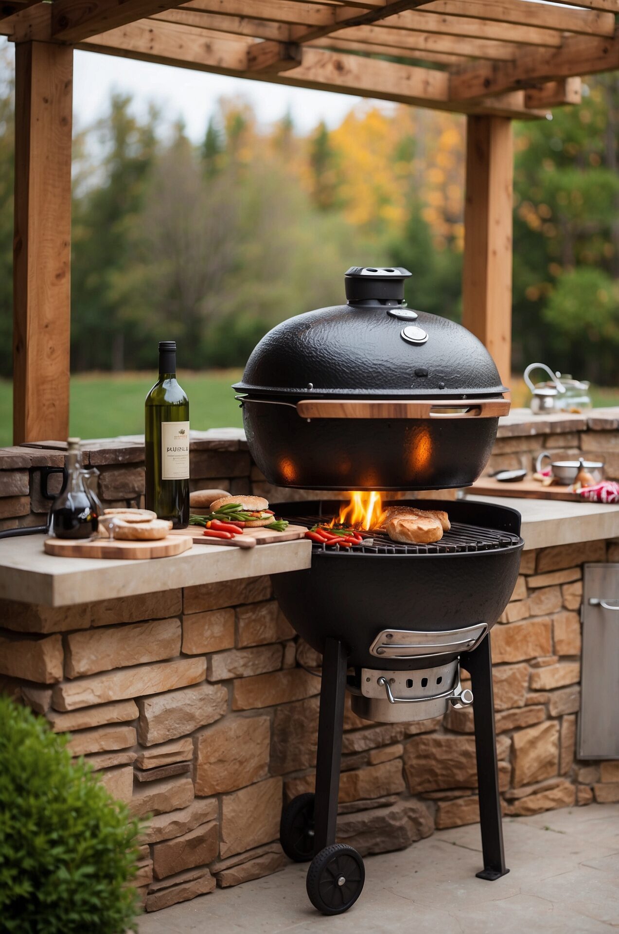 Outdoor Grill Station Ideas