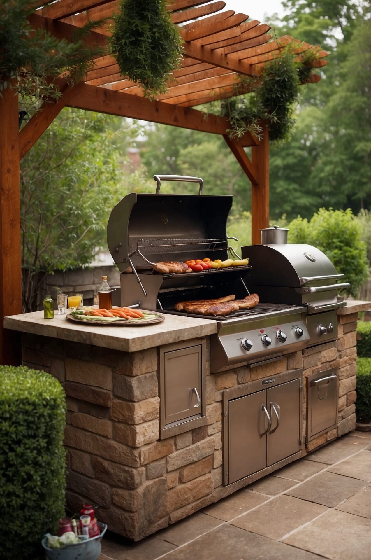 Outdoor Grill Station Ideas