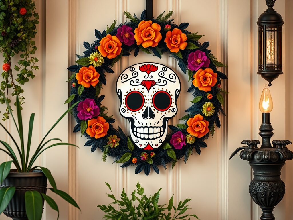 Image for Dia de los Muertos Wreath