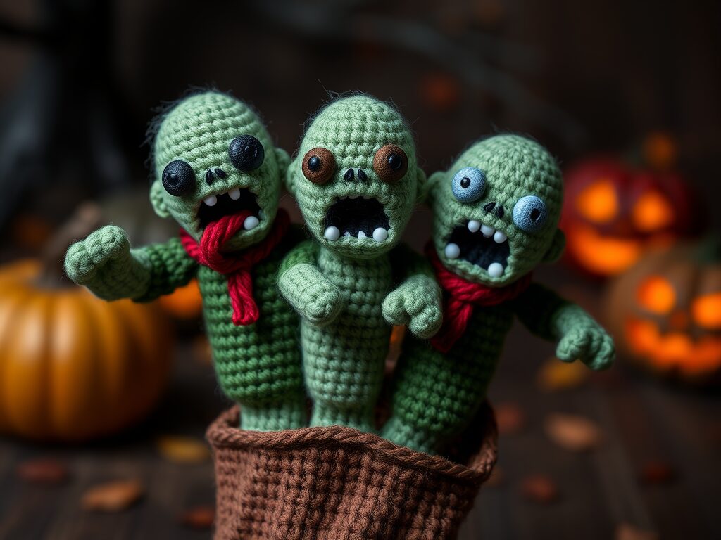 Image for Zombie Finger Puppets: