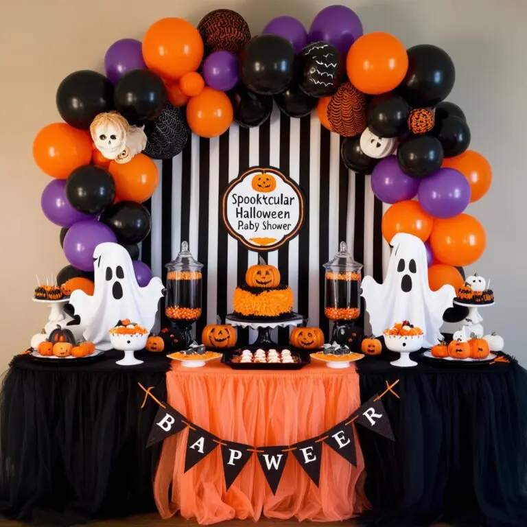 22 Spooktacular Halloween Baby Shower Theme Ideas You’ll Love!