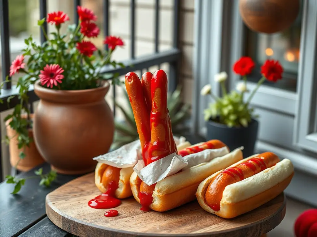 Image for Bloody Finger Hot Dogs