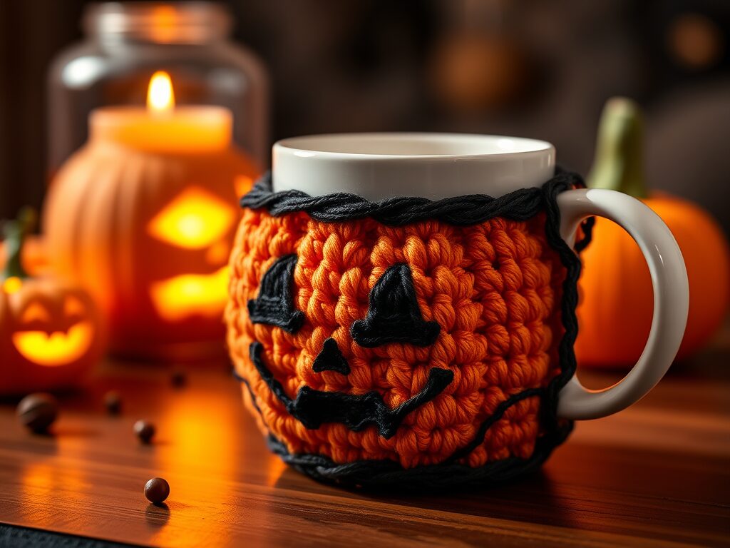 Image for Jack-O'-Lantern Mug Cozy: