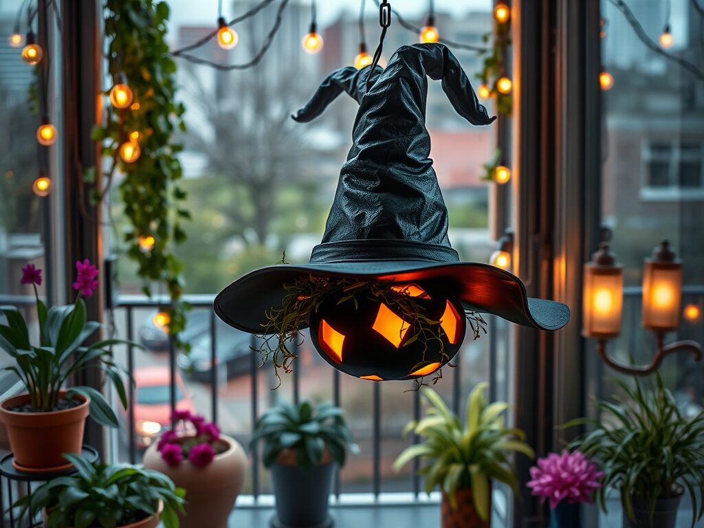 Image for Floating Witch's Hat Chandelier: