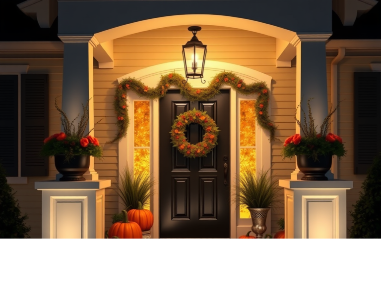 16 Halloween Front Entry Decoration Ideas You’ll Love!