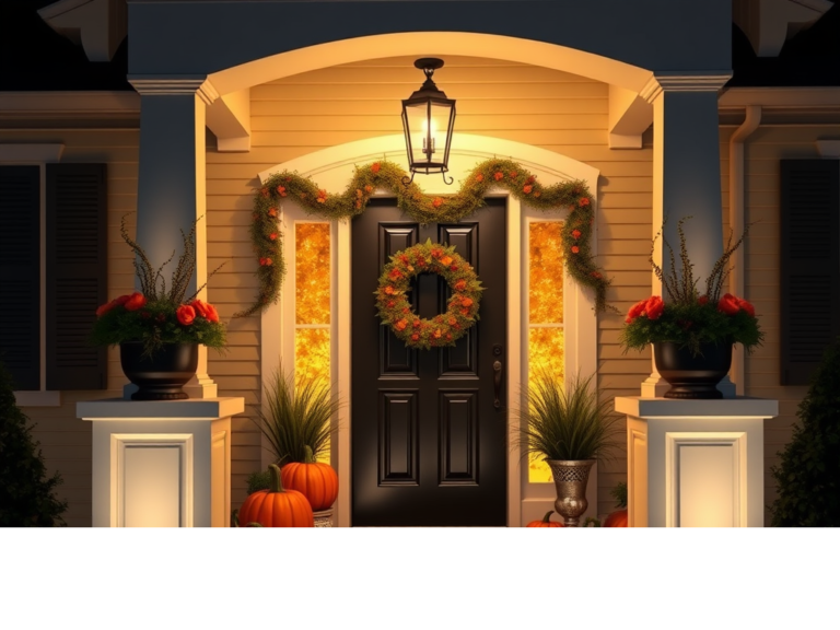 16 Halloween Front Entry Decoration Ideas You’ll Love!