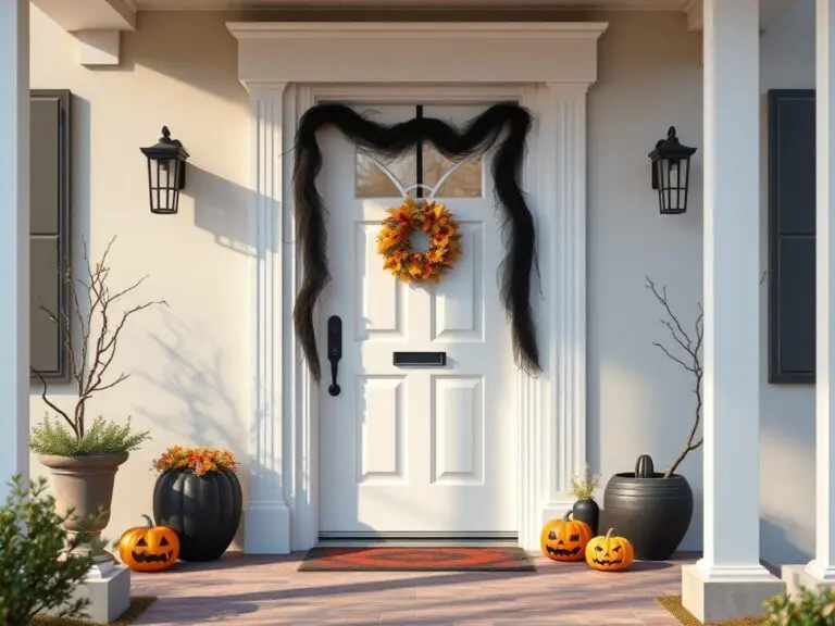 19 Halloween Entry Door Decoration Ideas to Thrill Your Guests