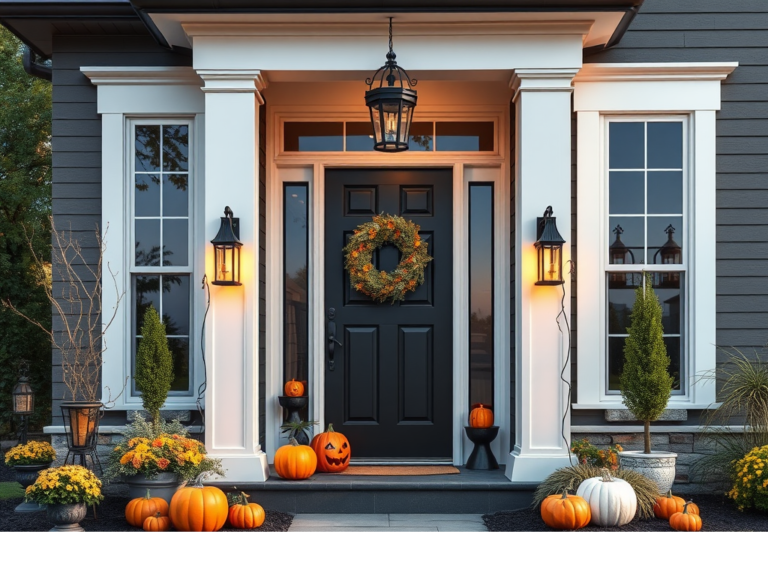 18 Outdoor Entry Decorations Ideas for a Hauntingly Good Halloween