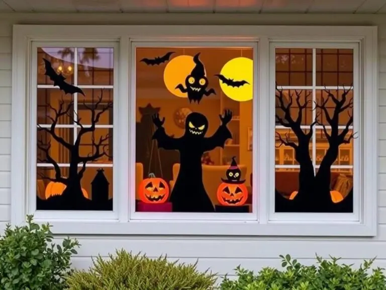 19 Spooktacular Halloween Window Decoration Ideas to Haunt Your Home