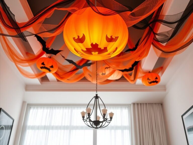 18 Halloween Ceiling Decor Ideas to Transform Your Space