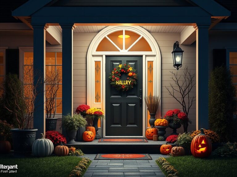 25 Halloween Front Porch Decor Ideas