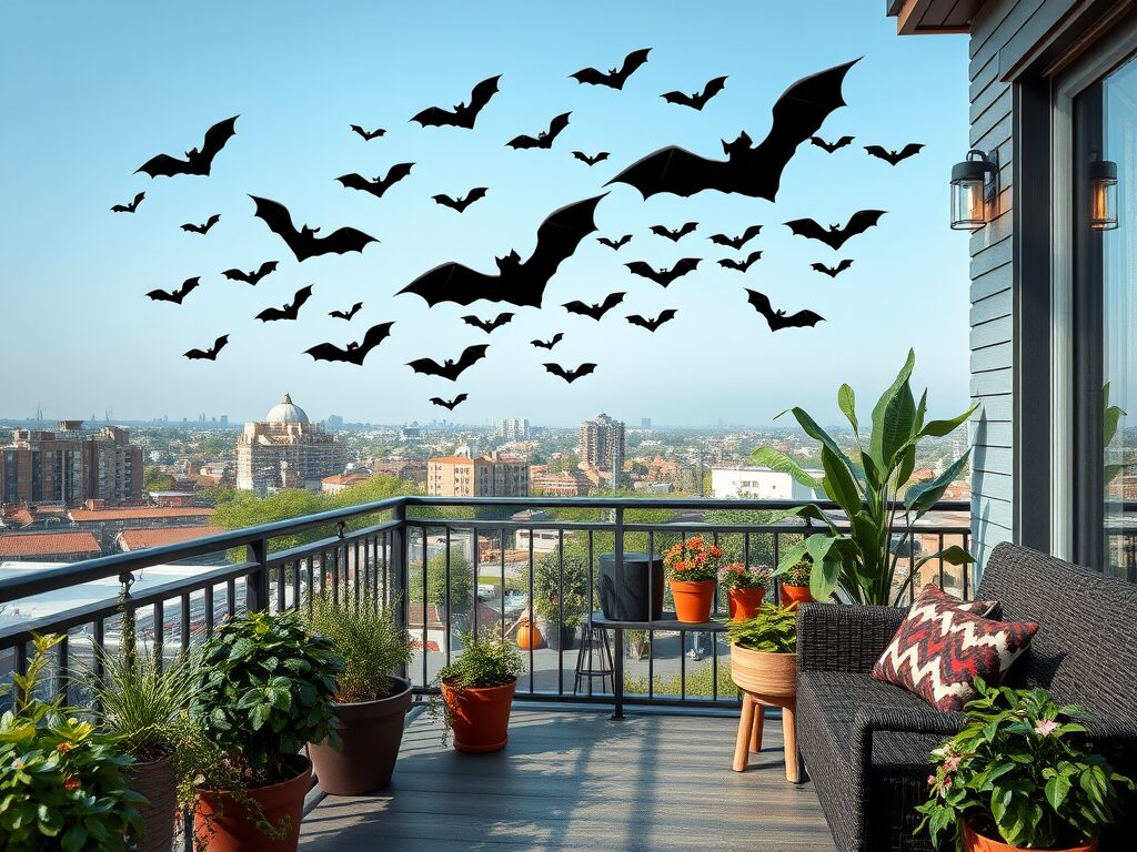 Image for Bat Swarm Wall Decal: