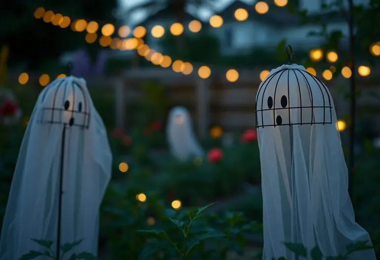 15 Tomato Cage Ghost Ideas