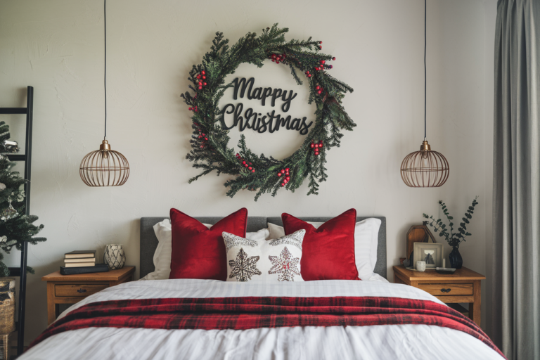 22 Christmas Bedroom Wall Decor Ideas