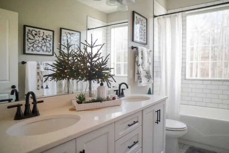 21 Christmas Bathroom Decor Ideas