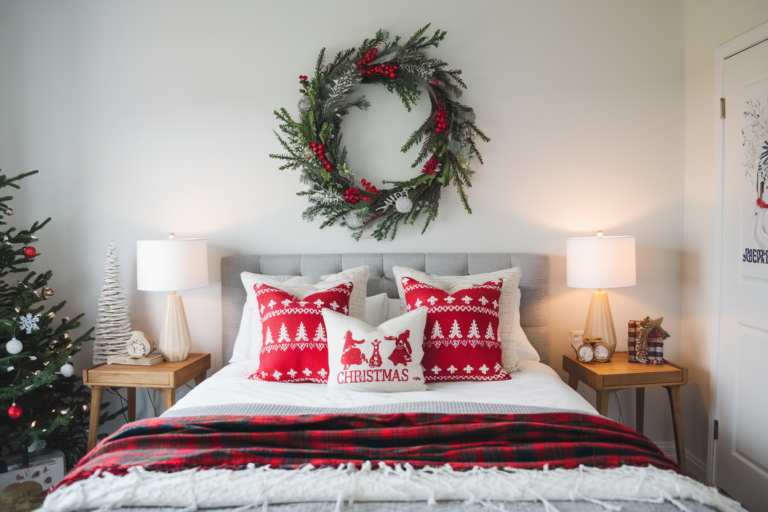 24 Christmas Bedroom Decor Ideas