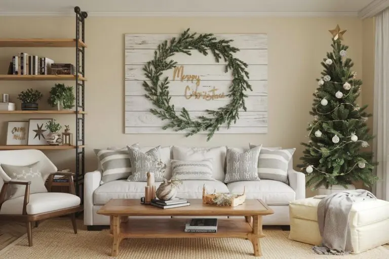 39 Christmas Living Room Wall Decor Ideas