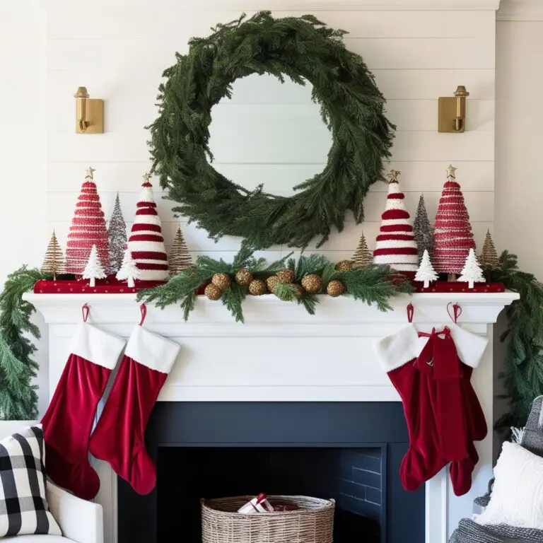 28 Christmas Mantle Decor Ideas