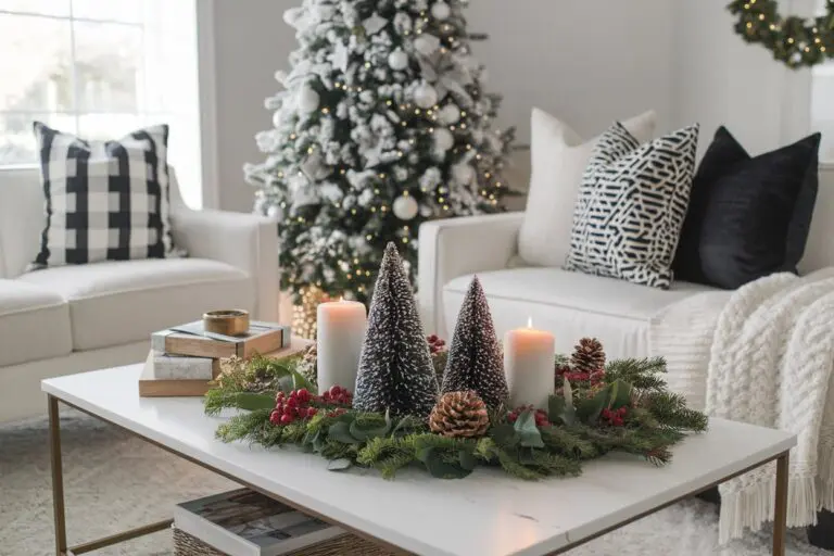 28 Christmas Coffee Table Decor Ideas