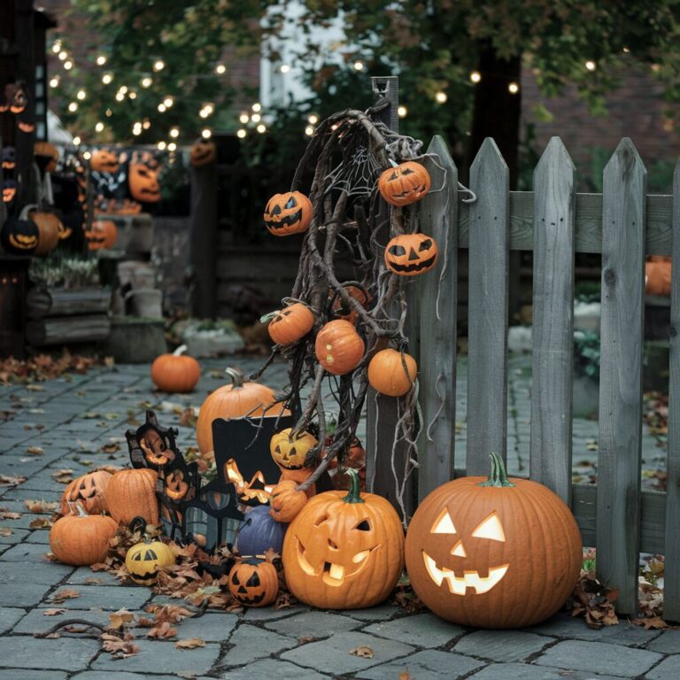 28 DIY Outdoor Halloween Decorations to Spook Up Your Home