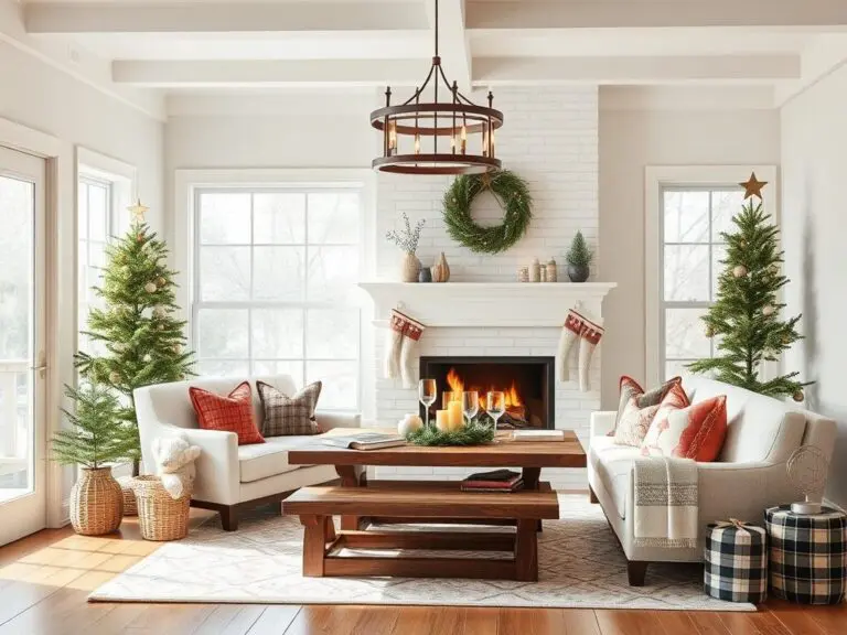 23 Farmhouse Christmas Decor Ideas