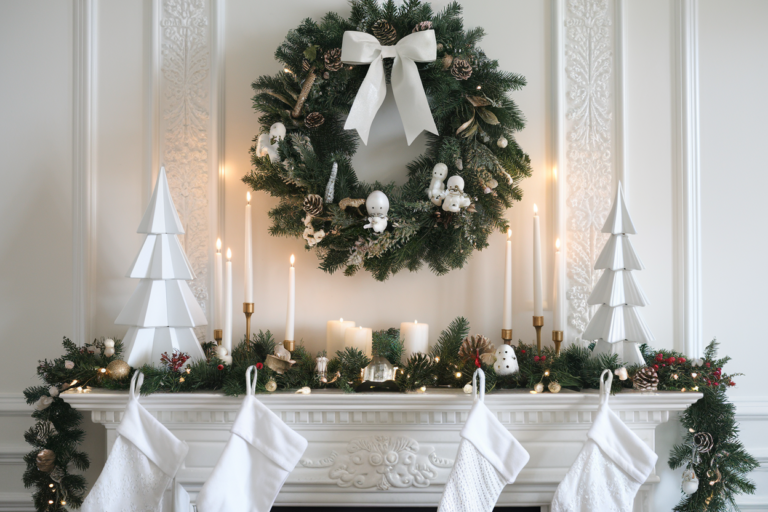 21 Christmas Fireplace Decor Ideas