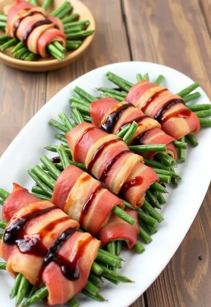 22 Genius Ways to Cook Bacon in the Oven (and Keep Your Kitchen Mess-Free!) - 15. Bacon & Green Bean Bundles