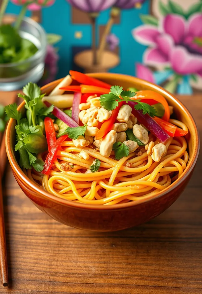 26 Easy Dinner Recipes Your Family Will Crave (You Won't Believe #15!) - 15. Thai Peanut Noodles (You Won't Believe This Flavor!)