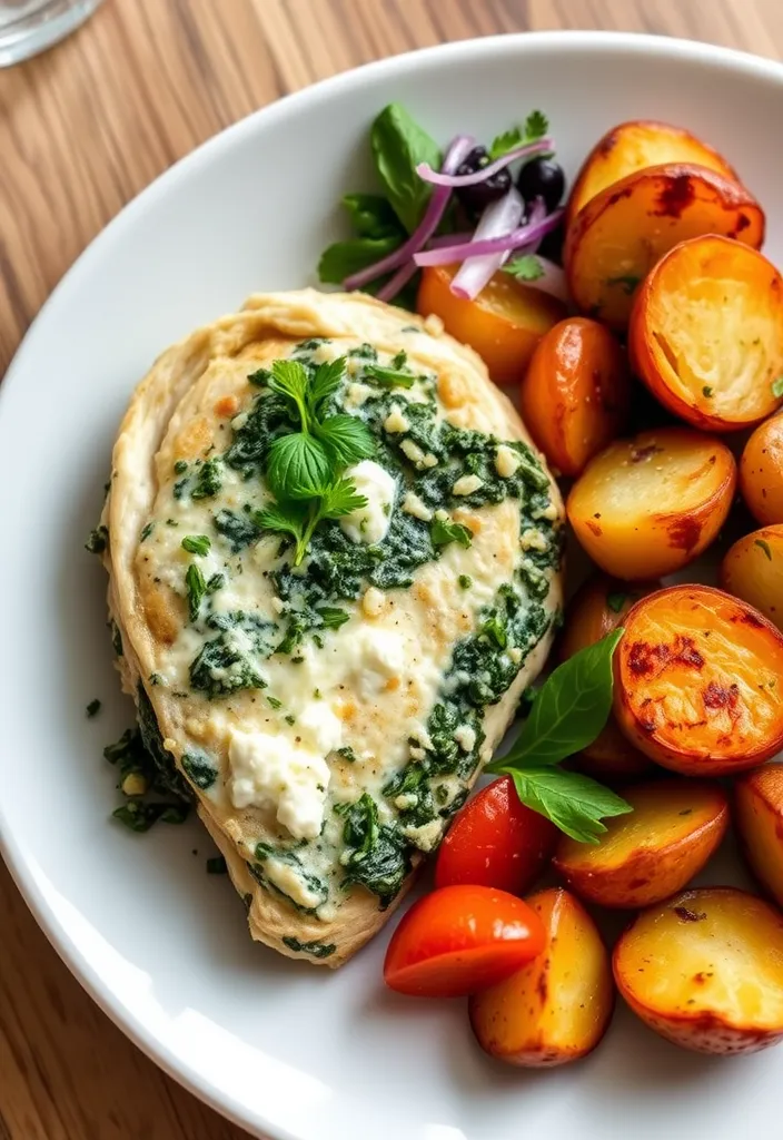 26 Easy Dinner Recipes Your Family Will Crave (You Won't Believe #15!) - 13. Spinach and Feta Stuffed Chicken