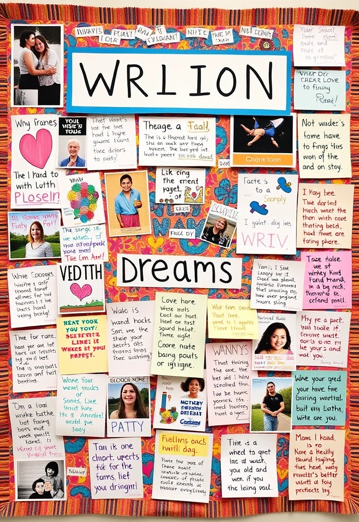 28 Unique Bulletin Board Ideas for Teachers' Classrooms That Will Inspire Every Student! - 1. The Vision Board: Goals and Dreams