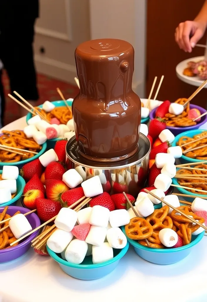 24 Potluck Dishes Ideas That Will Steal the Show at Your Next Gathering! - 21. Chocolate Fondue Station